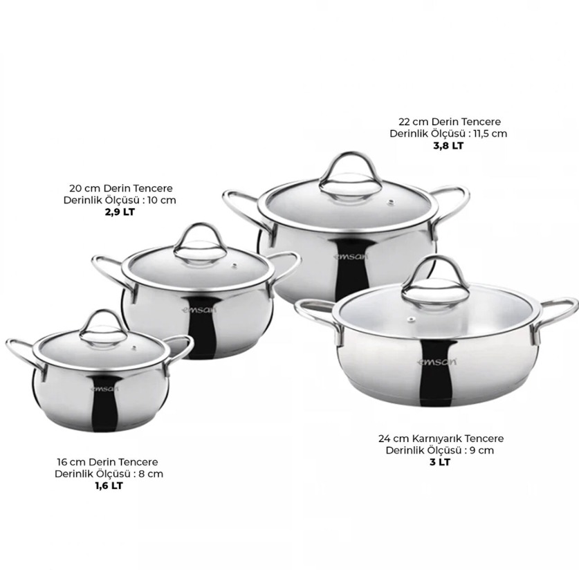 Karaca Stream Bone Saturn 24 Parça 6 Kişilik Yemek Takımı Platin